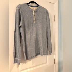 GAP Blue and Cream Knit Top